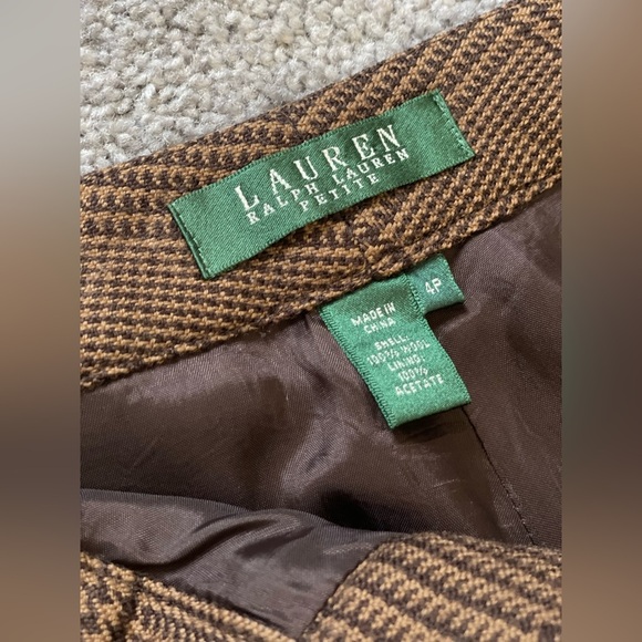 NWOT Polo Ralph Lauren Brown Straight-Leg Pants - Picture 2 of 8